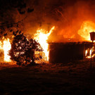 Haus in Bisamberg in Vollbrand: Bilder des Einsatzes