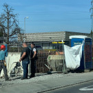 Finanzpolizei auf Baustellen-Kontrolle