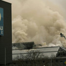 Großbrand im Wiener Donauzentrum