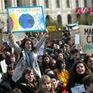 Bilder der Demo in Wien