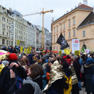 Bilder der Demo in Wien