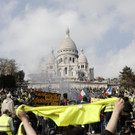 Proteste der Gelbwesten am 23 März in Paris