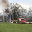 Dornbirn-Nord: Auto in Brand