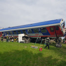 Lkw von Zug erfasst