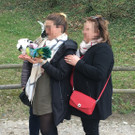 Fotos mit bunten Tauben