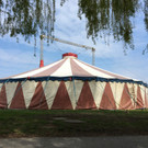 Hard: Zirkuszelt auf dem Funkenplatz beim Binnenbecken