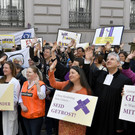 Kirchen protestierten gegen Feiertagsstreichung in Wien