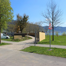 Sperre des Fuß- und Radweges im Bereich Strandbad Lochau - Umleitung über die "Baustraße"