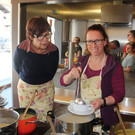 Impressionen der Aktion "Fastensuppe" in Tschagguns
