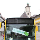 Offenes Lesezimmer im Stadtbus