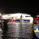 Boeing 737 rutschte auf US-Flughafen in Florida von Landebahn in Fluss
