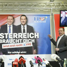 Eu-Plakate: FPÖ mit Vilimsky und Strache im Duo