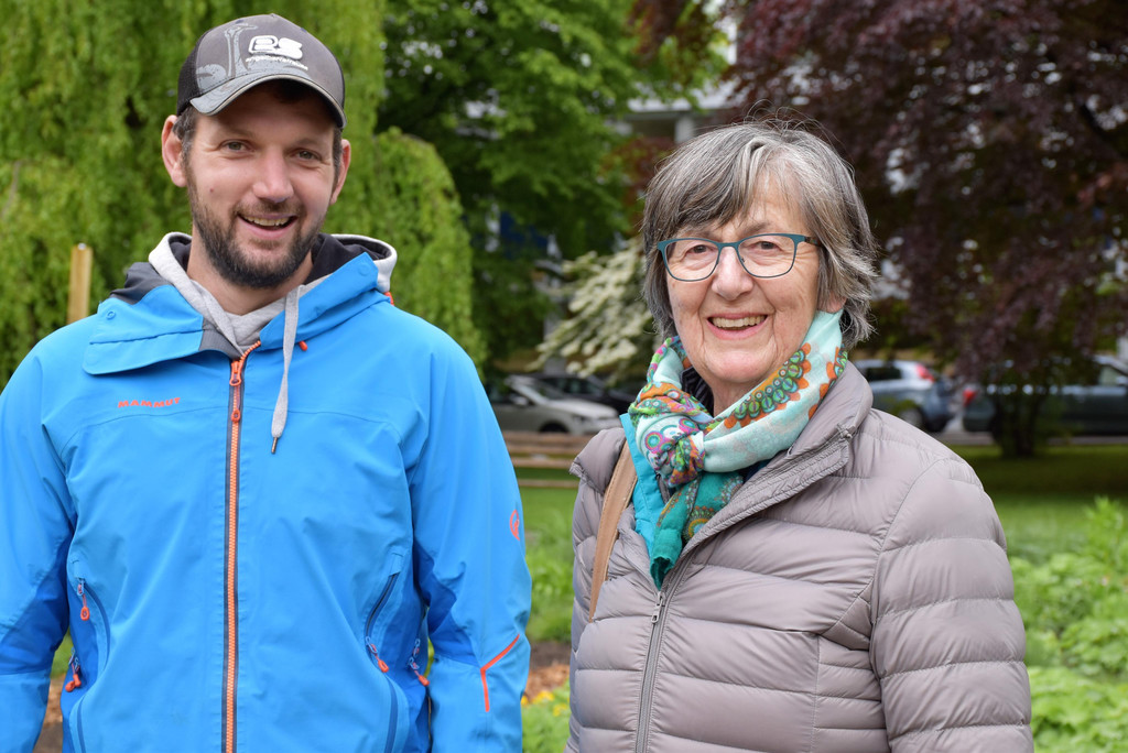 Annelies Deutschmann und Mathias Gmeiner vom Kernteam.JPG