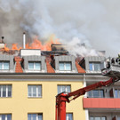Löscheinsatz der Feuerwehr