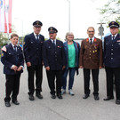IMG_7588 Ruth Follath_ Hermann Fuchs_ Thomas Schmid_ Traudl Kreusser_ Werner Nagel von links Feuerwehr Donzdorf mit Kommanda.JPG