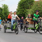 Vierte Fahrradparade durch Lustenau
