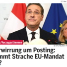 Strache-Mandat in den Medien