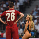 Flitzerin beim CL-Finale