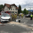 Fünf Verletzte nach Verkehrsunfall in Lustenau