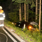 Göfis: Auto in Wald abgestürzt