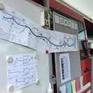 Hochwasser am Rhein: Landeshauptmann Wallner in der Leitzentrale der Rheinregulierung