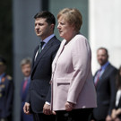 Angela Merkel zittert bei Empfang