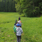 Waldwoche im Kindergarten Übersaxen