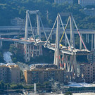 Sprengung der Brücke von Genua
