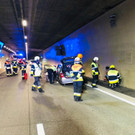 Unfall im Pfändertunnel