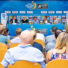 PK "Nach WM in Hamburg vor Major in Wien"  - Bertha von Suttner Schulschiff, Media Center - 08.07.2019