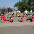 Die Gymnaestrada im Messequartier