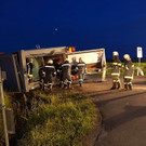 Unfall mit Viehtransporter