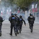 Ausschreitungen nach der Parade am französischen Nationalfeiertag in Paris