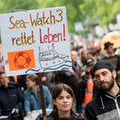 Demonstration für Sea-Watch-3-Kapitänin