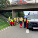 Schwerer Unfall auf A14