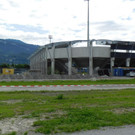 Neue Nordtribüne in der  Cashpoint Arena 