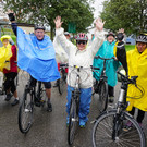 Beste Stimmung herrschte bei der 19. Radsternfahrt vom Vorarlberger Seniorenbund in Koblach
