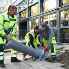 Poller auf der Mahü