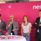 Wahlkampfauftakt der NEOS in Lauterach mit Helmut Brandstätter
