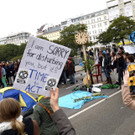 XR-Protest auf der Wiener Salztorbrücke