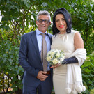 Aghavni Herrmann und Armin Maldoner haben im Lustenauer Rathaus geheiratet.