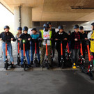 Bilder vom 1. E-Scooter Fahrsicherheitstraining