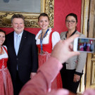 Bilder vom Empfang im Wiener Rathaus