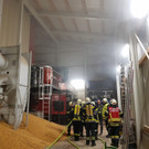 Silobrand: Bilder des Einsatzes 