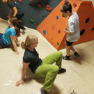 Bouldern mit den Prüflingen