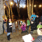 Waldweihnachten und roter Farbentag