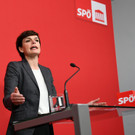Das "rote Foyer" der SPÖ