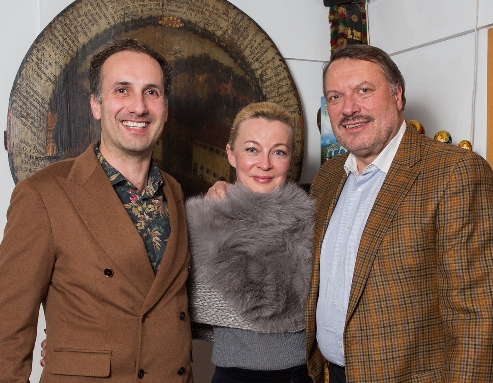 Manuel Hafner - J__lius B__r Bank Z__rich -und Dr_ Heinz Hagen mit Gattin Elena.jpg