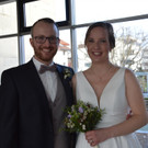 Katja Rosenow und Simon Hämmerle haben geheiratet.