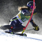 Damen Slalom in Kranjska Gora: Erster Durchgang